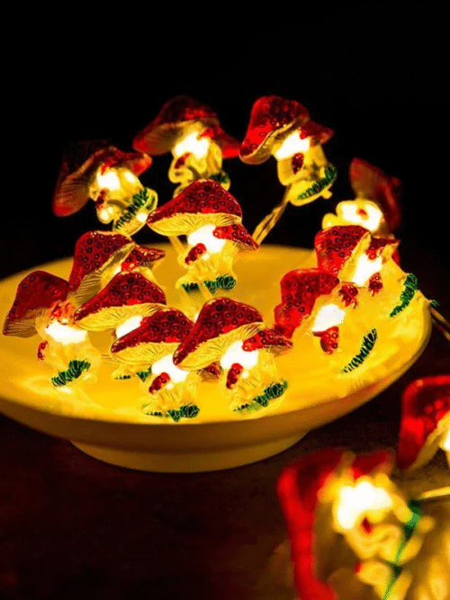 Mushroom LED String Lights