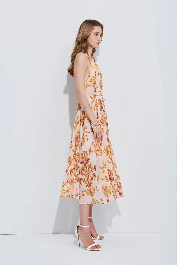 Cut shoulder pattern strap long