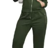 Women 2 Piece Outfits Sweatsuit Zip Up Hoodie Jacket Jogger SweatPants Lounge Matching Sweat Set
