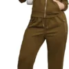 Women 2 Piece Outfits Sweatsuit Zip Up Hoodie Jacket Jogger SweatPants Lounge Matching Sweat Set