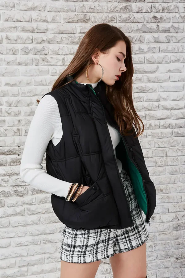 Windproof thermal vest jacket
