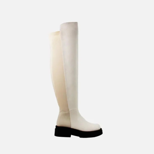 Women Knee Length Low Heel Boot