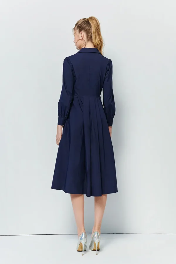 Suit V-neck breasted skirt