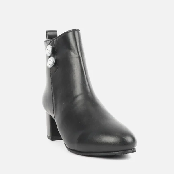 fa041d90321f15aee0cdf0a067217923 Women Ankle Slip On Mid Heel Boot